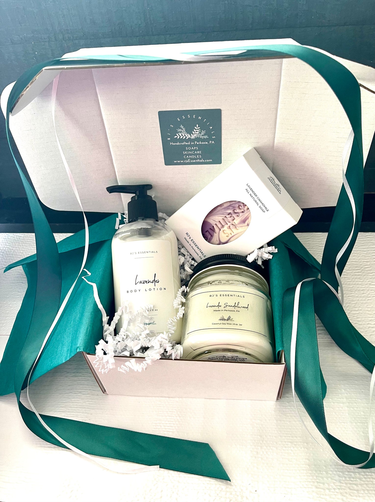 Gift Set of Bar Soap, Lotion and Candle - choose your scents