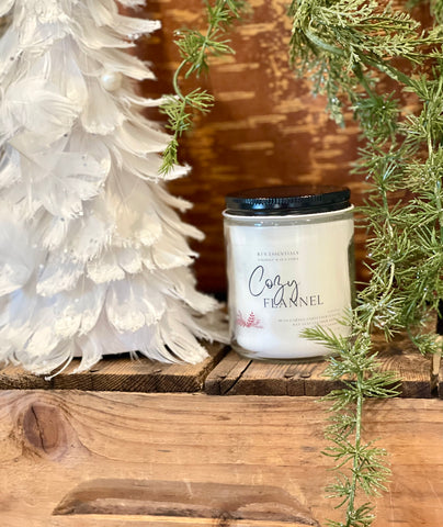 Cozy Flannel 8 oz Candle