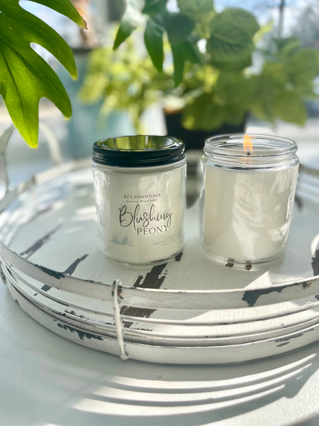 Blushing Peony 8 oz Candle