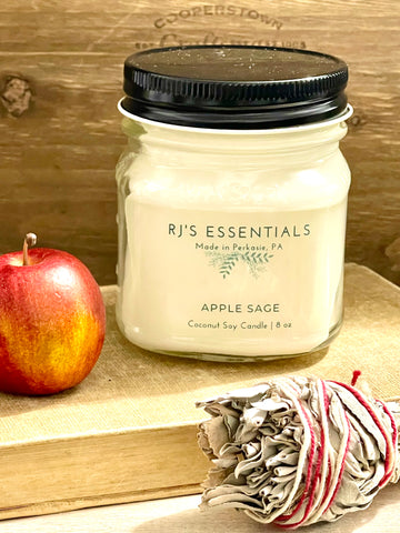 Apple Sage 8 oz Candle